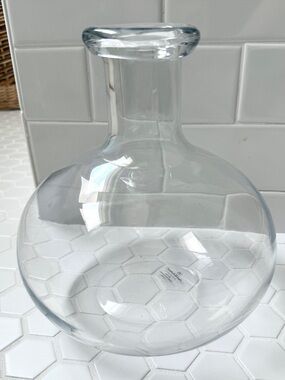 Hearth & Hand Magnolia Large Clear Glass Vase Decanter Bottle